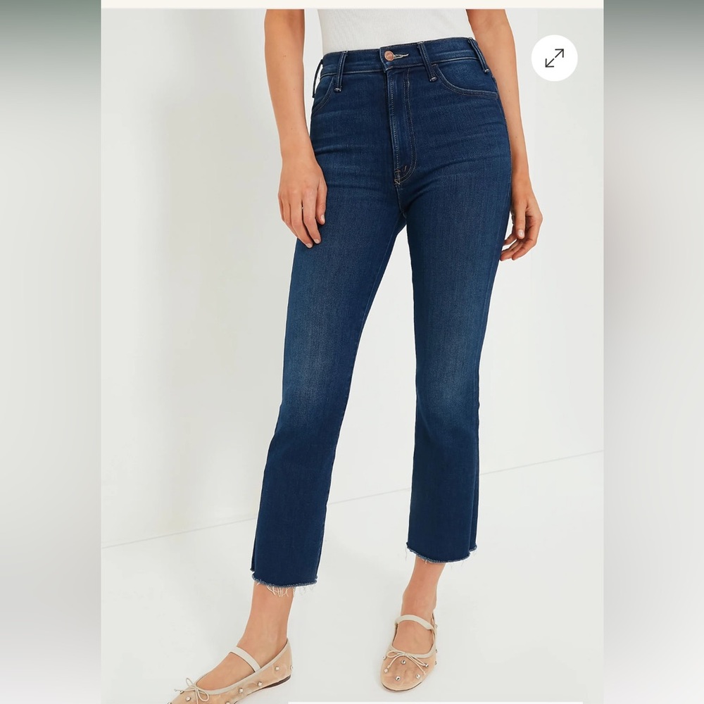 Mother Hustler Ankle Fray Jeans size 26